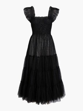 Hill House Home The Tulle Ellie Nap Dress - Black Tulle Size XSBlack Tulle / XS